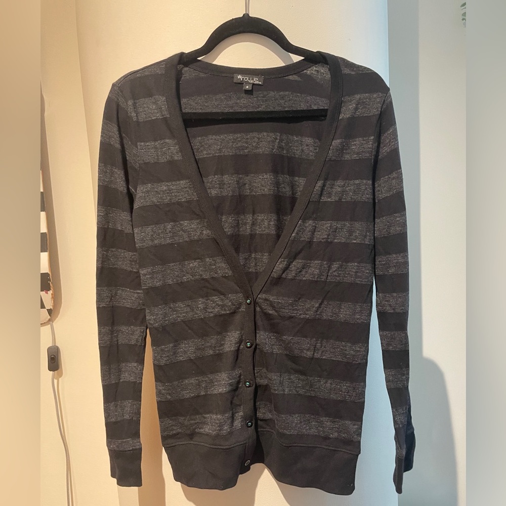 Striped cardigan sweater from Zumiez